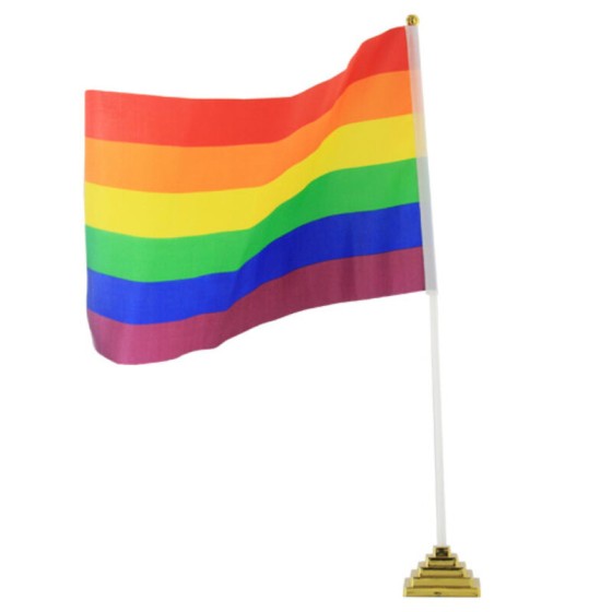 PRIDE - BANDEIRA DE MESA PEQUENA LGBT
